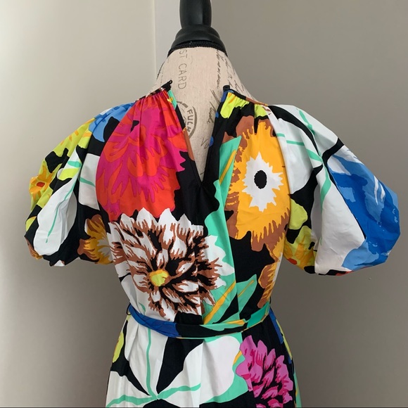 Christopher John Rogers Floral High-Low Dress - Picture 6 of 7